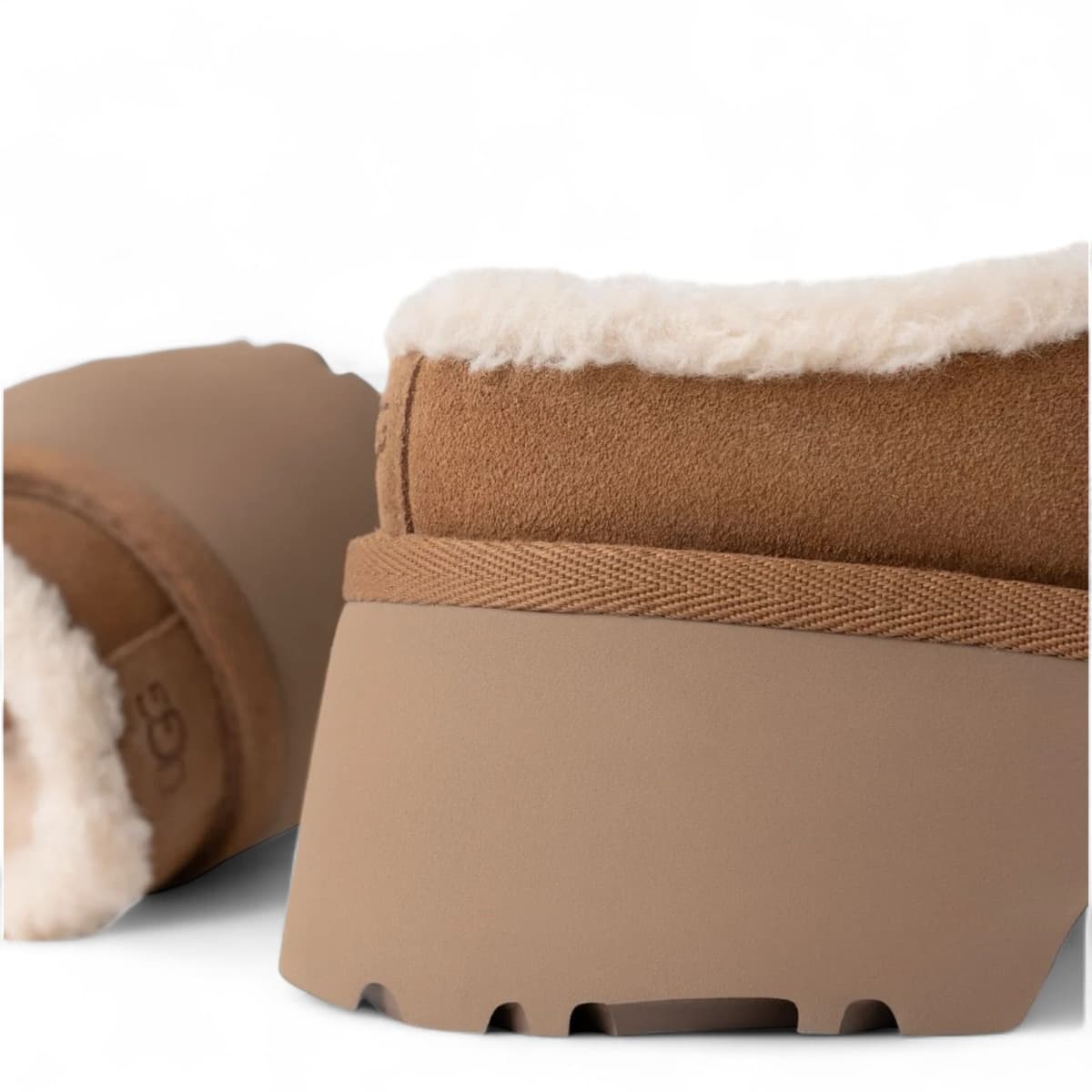 UGG New Heights Cozy Clog Коричневый — фото 3