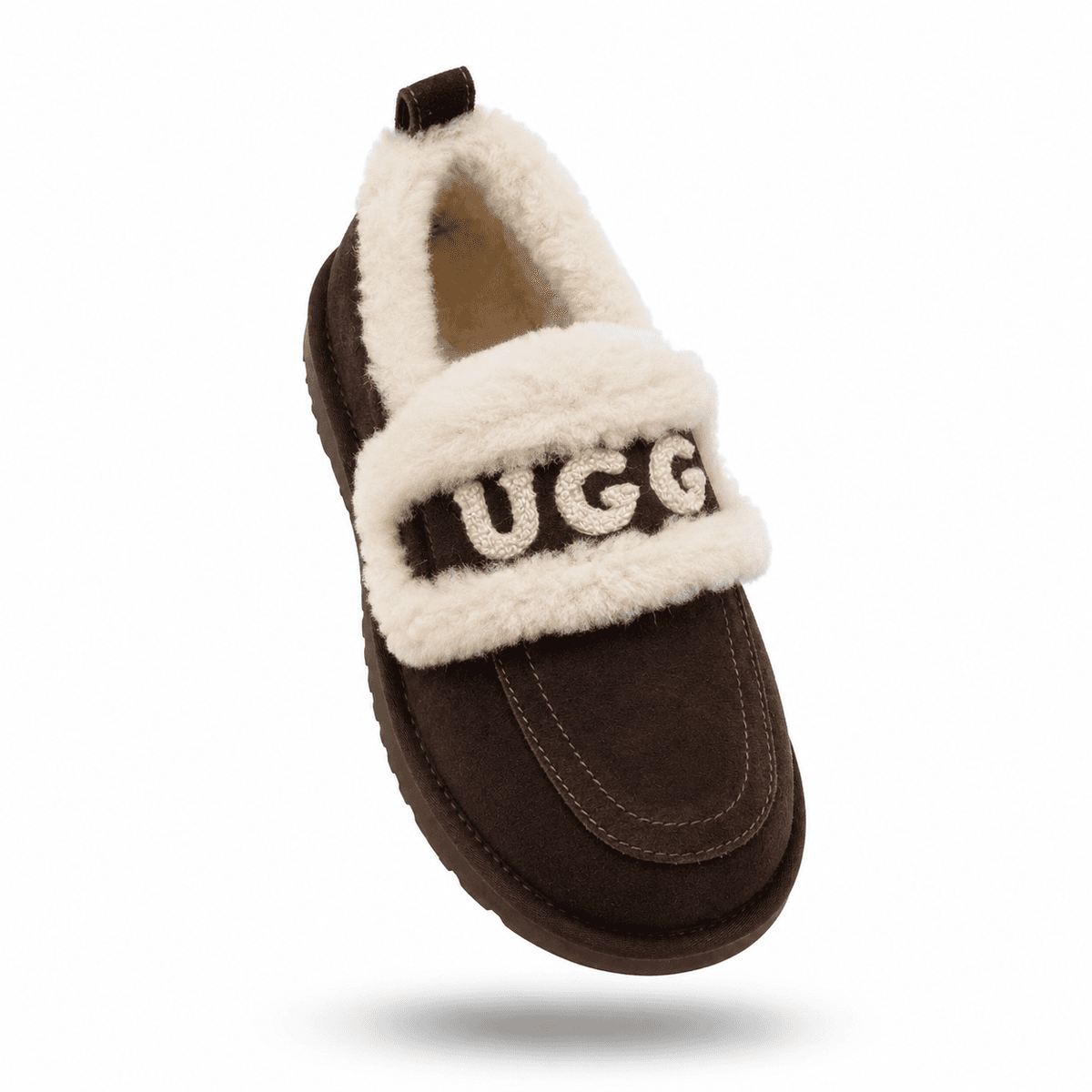 UGG Classic Fat Ding Slip On Коричневый — фото 5
