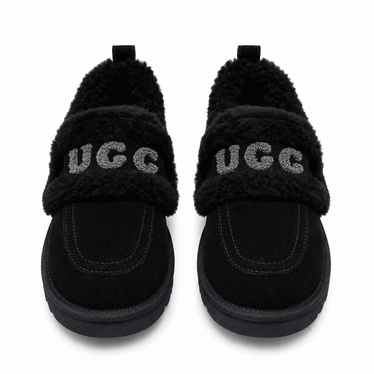 UGG Classic Fat Ding Slip On Чёрный — фото 2