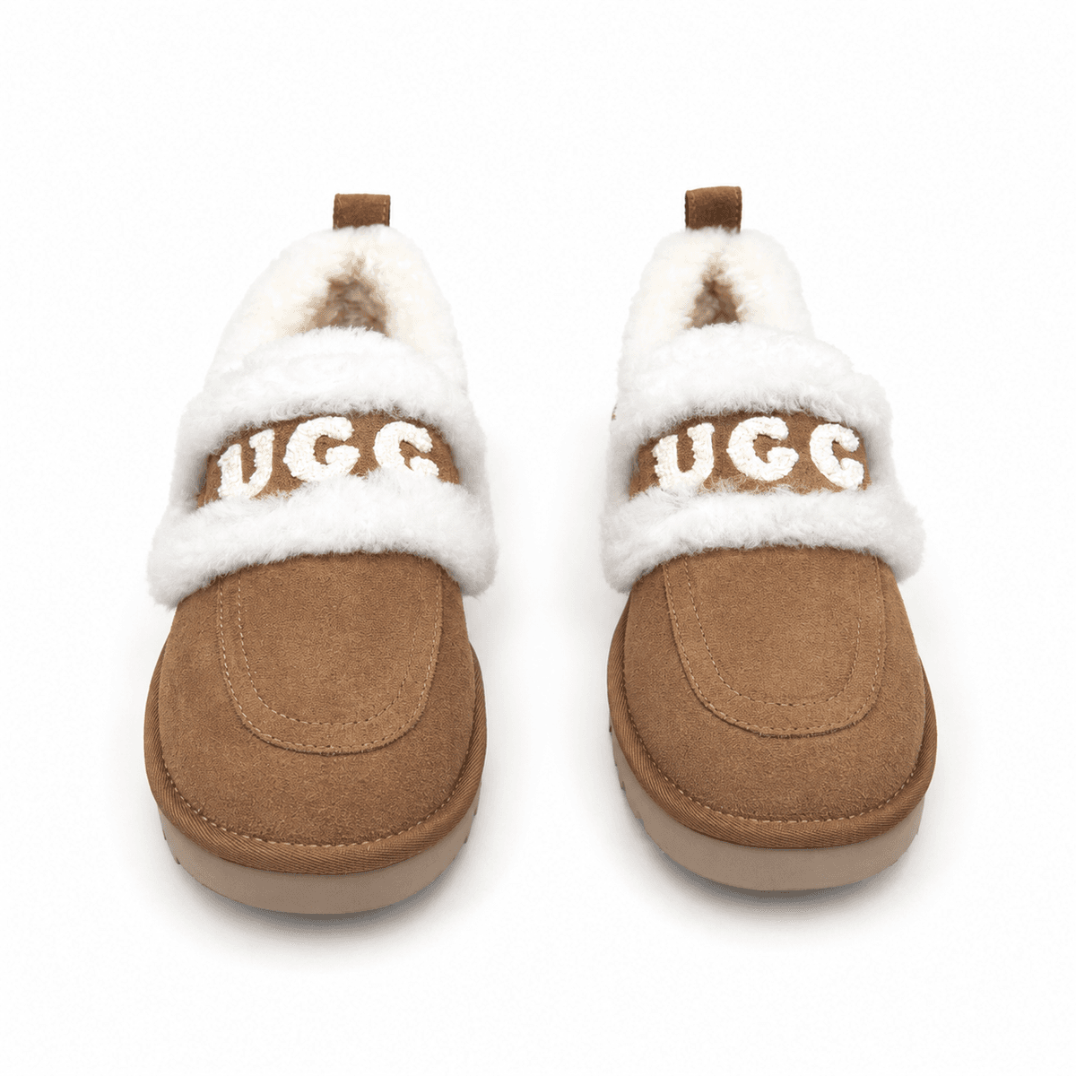 UGG Classic Fat Ding Slip On Коричневый — фото 2