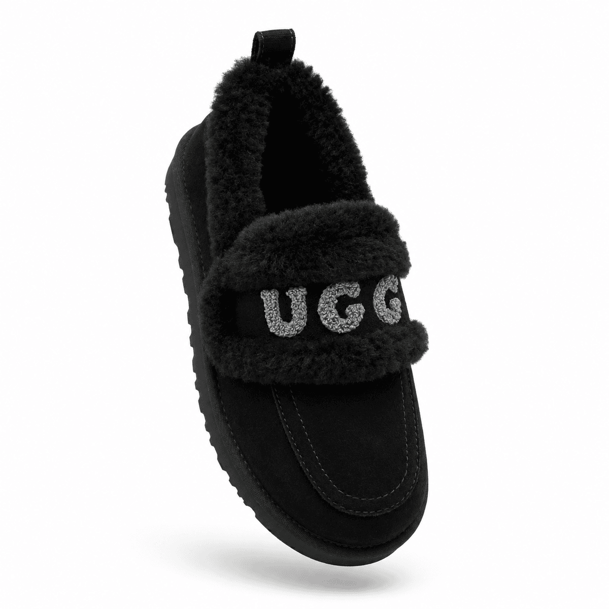 UGG Classic Fat Ding Slip On Чёрный — фото 5