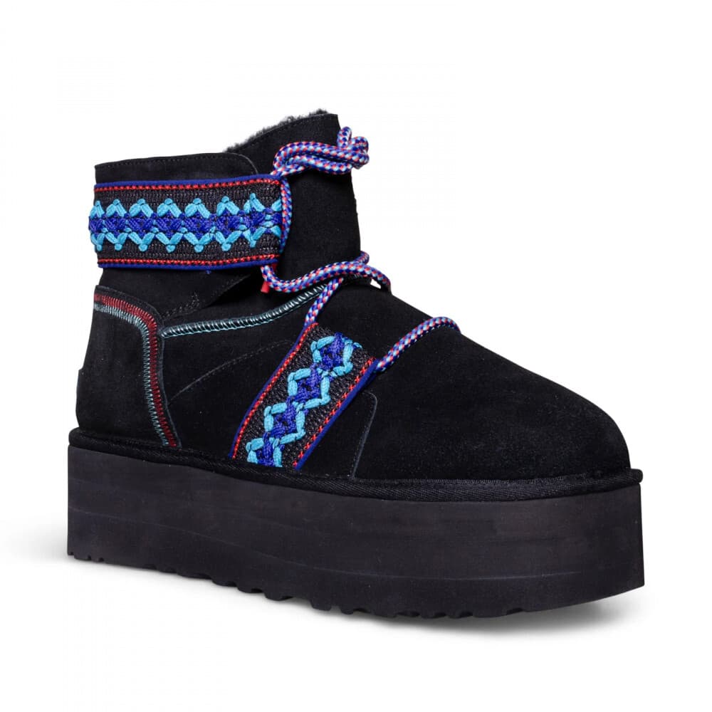 Classic Mini Braid Platform Чёрный — фото 4