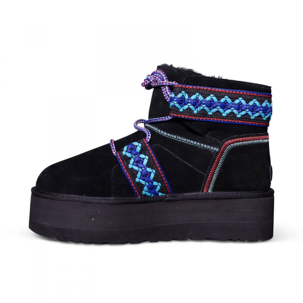Classic Mini Braid Platform Чёрный — фото 2