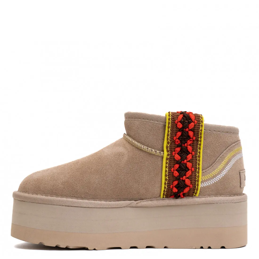 Classic Ultra Mini Braid Platform Бежевый — фото 2