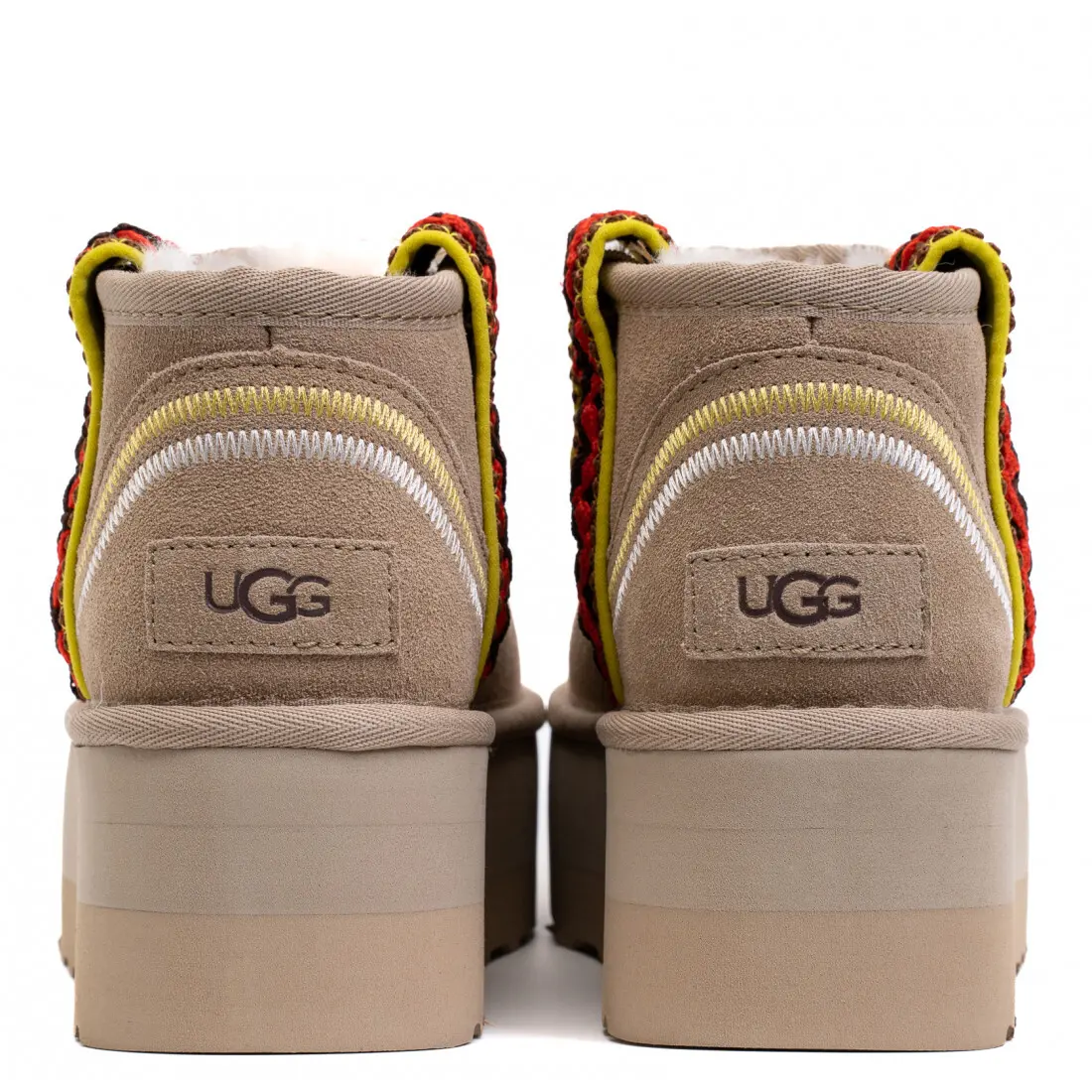 Classic Ultra Mini Braid Platform Бежевый — фото 4