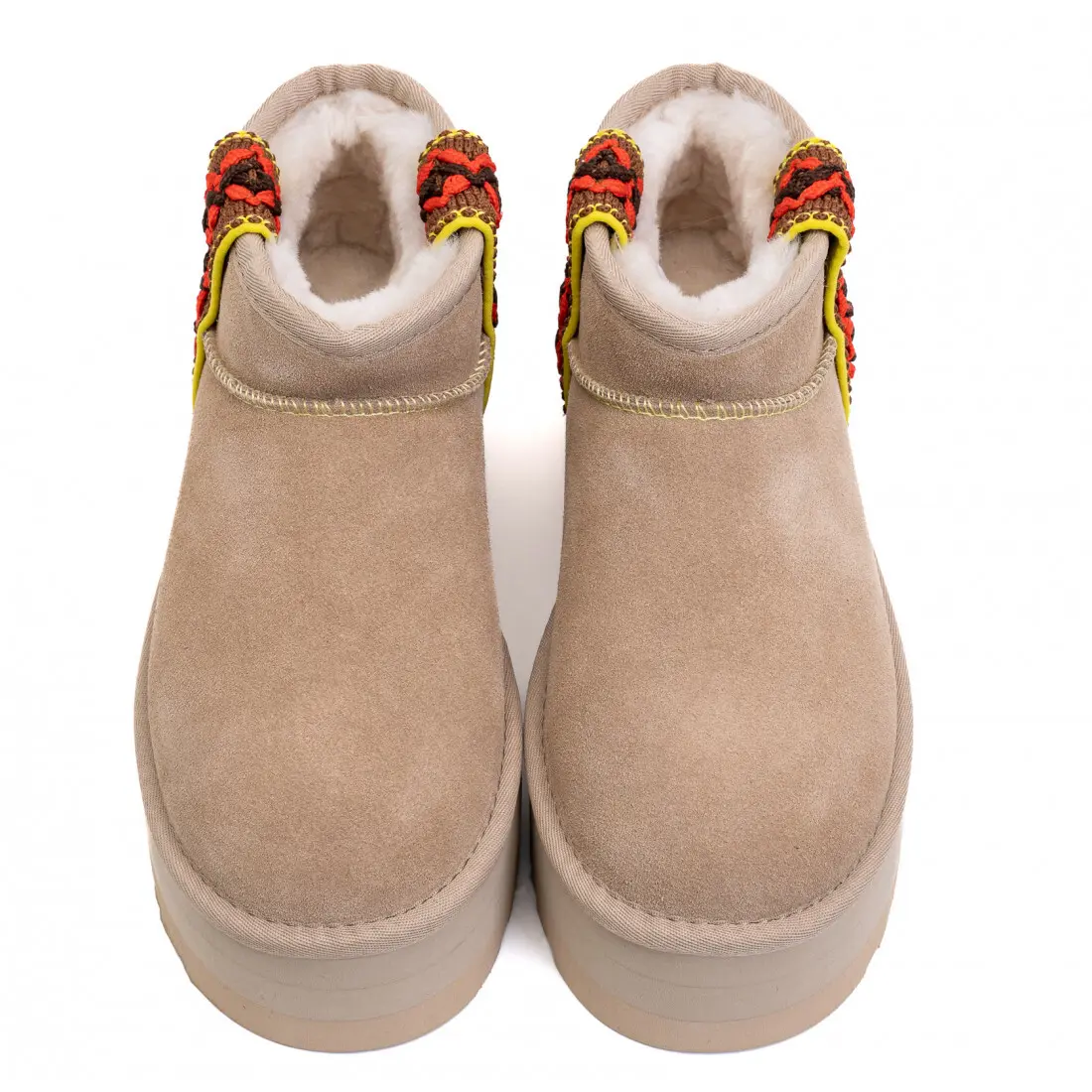 Classic Ultra Mini Braid Platform Бежевый — фото 3