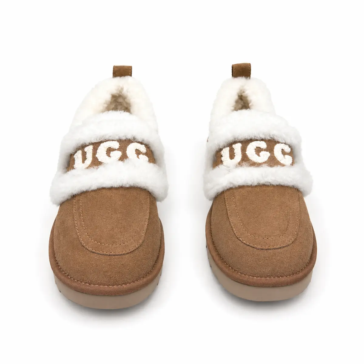 UGG Classic Fat Ding Slip-On Коричневый — фото 2