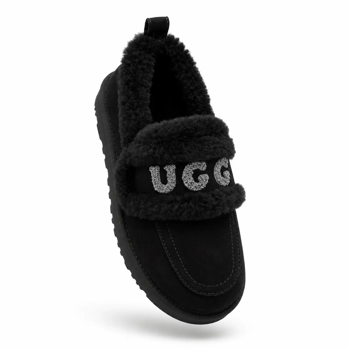 UGG Classic Fat Ding Slip-On Чёрный — фото 5