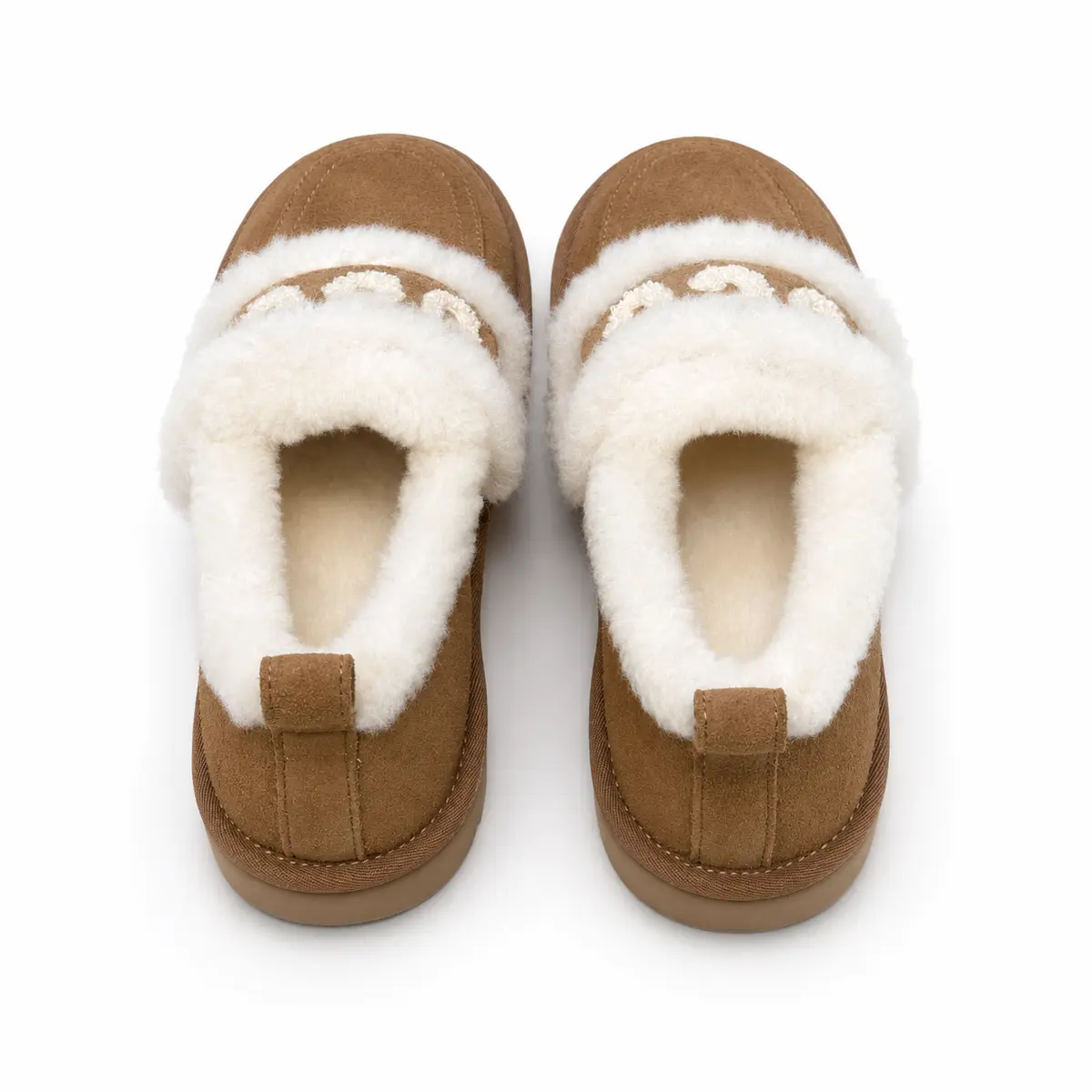 UGG Classic Fat Ding Slip-On Коричневый — фото 3