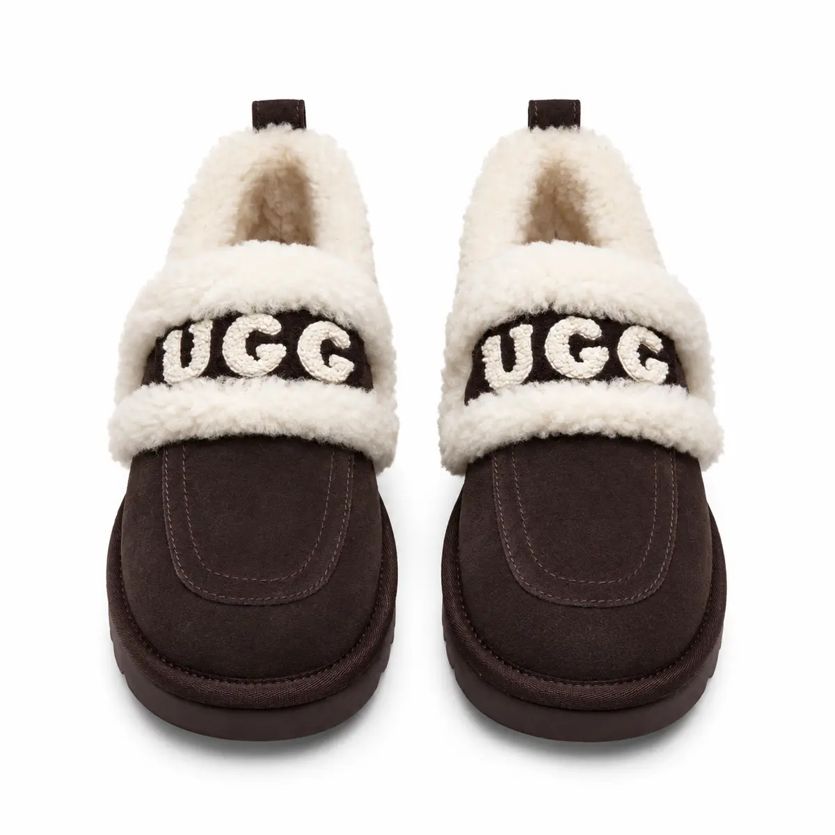 UGG Classic Fat Ding Slip-On Коричневый — фото 2